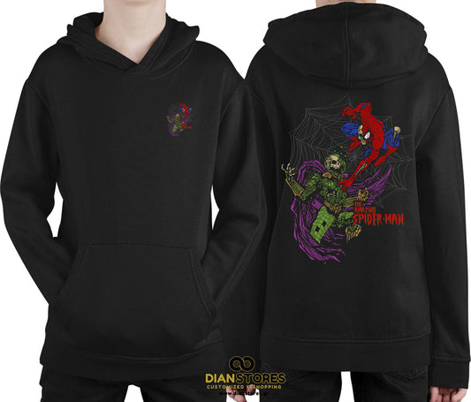 Φούτερ με κουκούλα Spiderman & Green Goblin