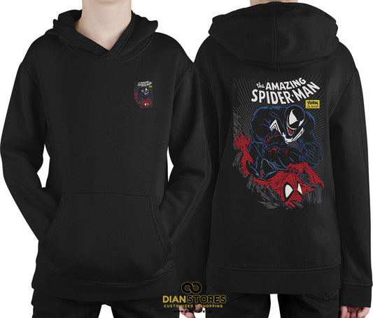Φούτερ με κουκούλα Spiderman & Venom