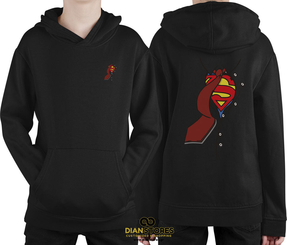 Φούτερ με κουκούλα Superman
