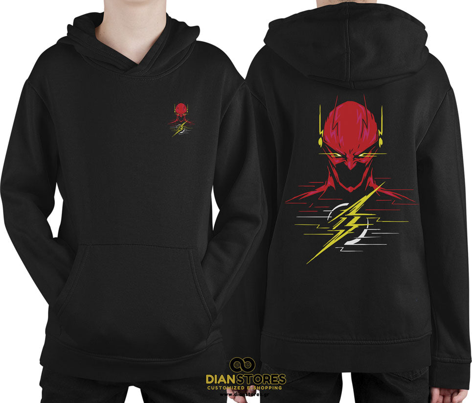 Φούτερ με κουκούλα The Flash