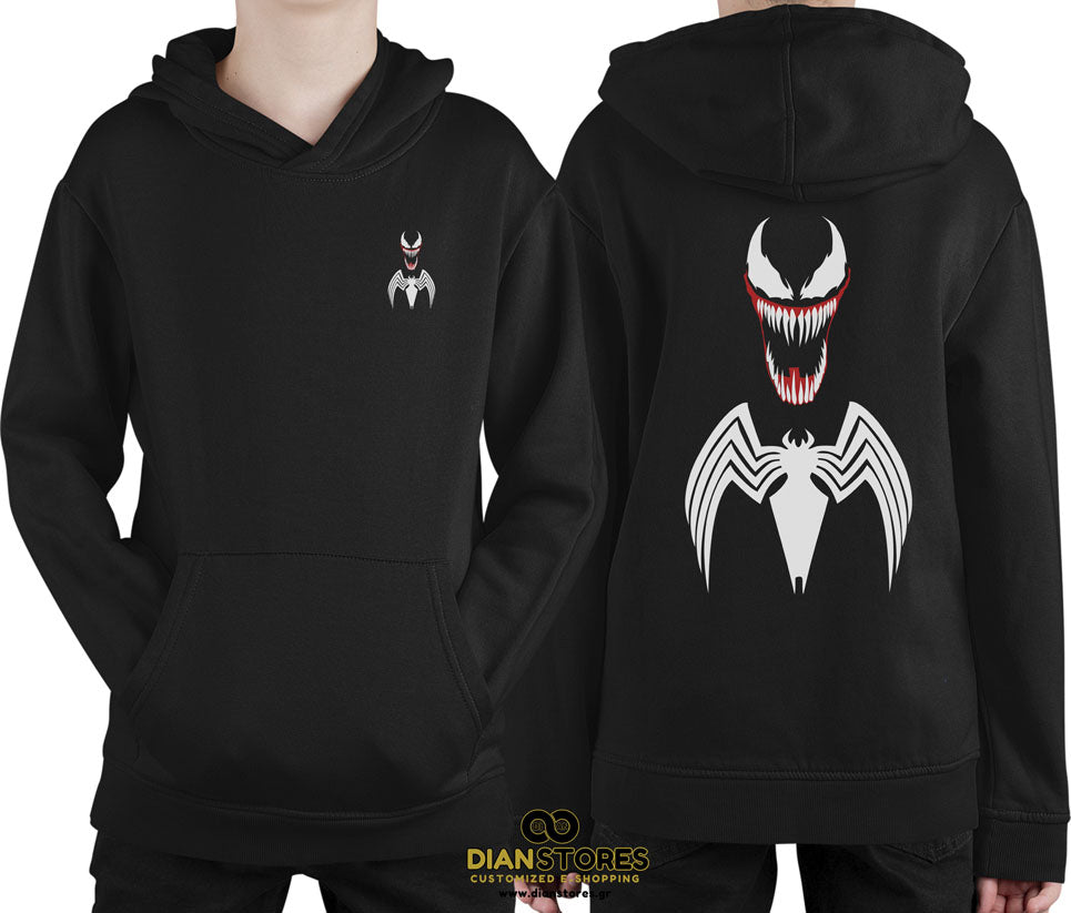 Φούτερ με κουκούλα Venom