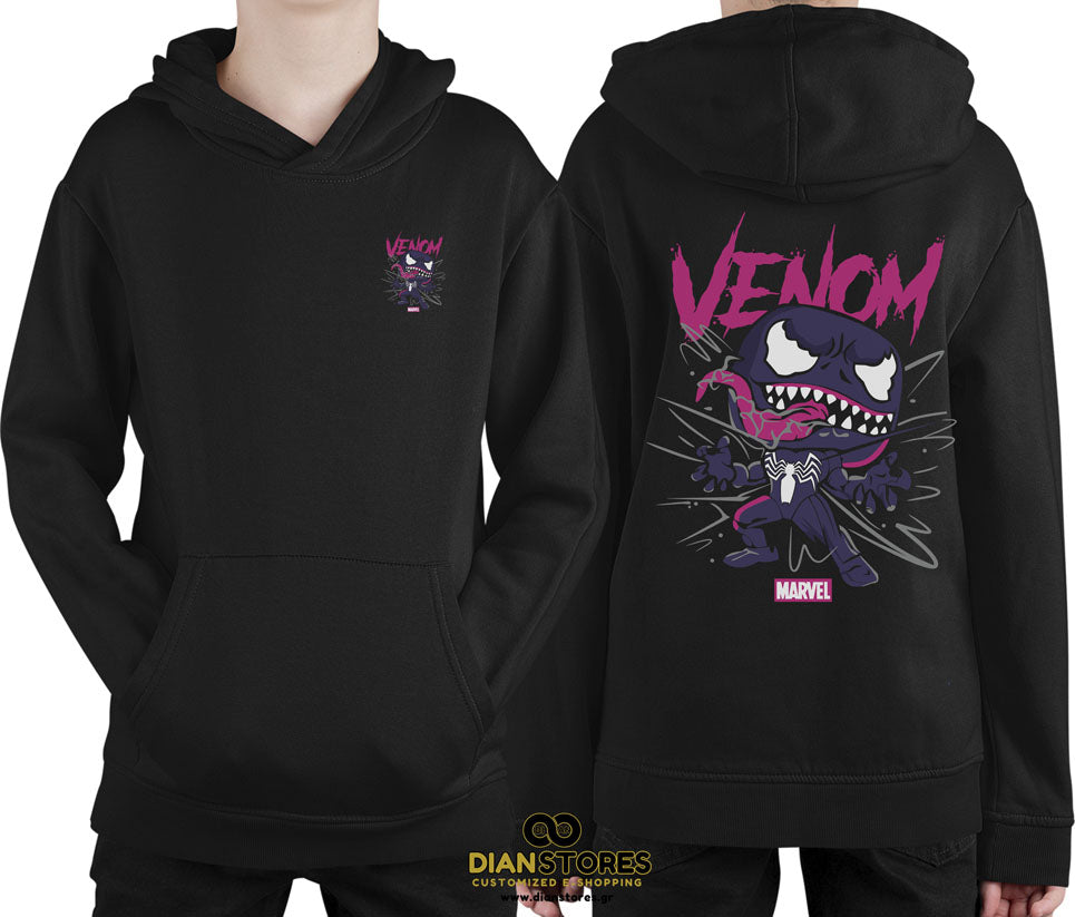 Φούτερ με κουκούλα Venom