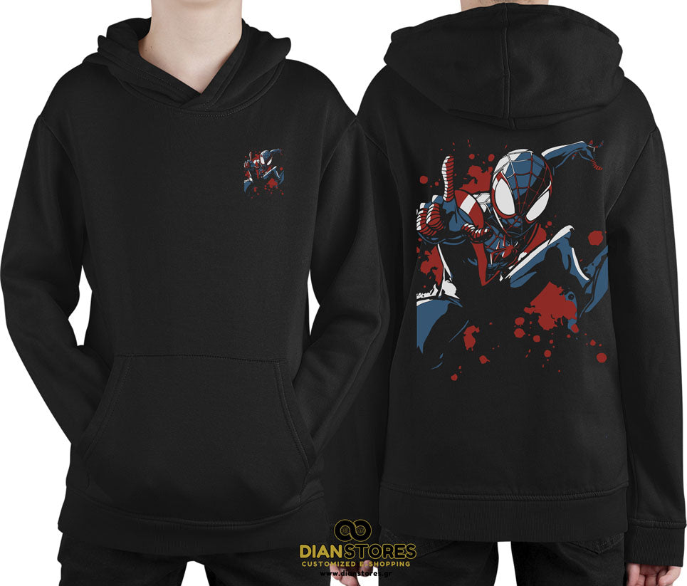 Φούτερ με κουκούλα Spiderman