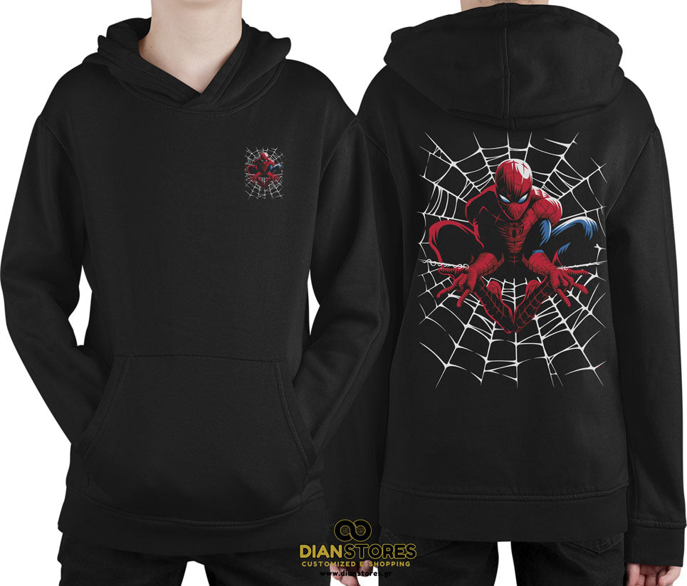 Φούτερ με κουκούλα Spiderman