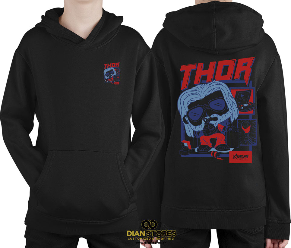 Φούτερ με κουκούλα Thor