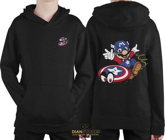 Φούτερ με κουκούλα Super Captain Odyssey