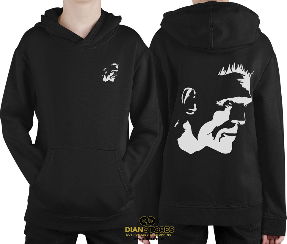 Φούτερ με κουκούλα Frankenstein
