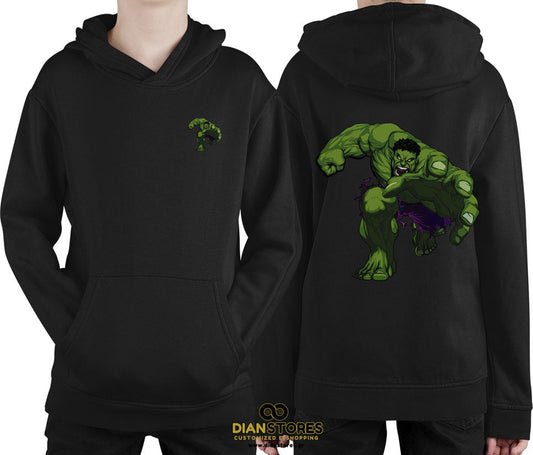 Φούτερ με κουκούλα Hulk