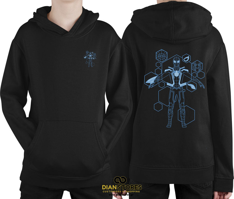 Φούτερ με κουκούλα Spiderman