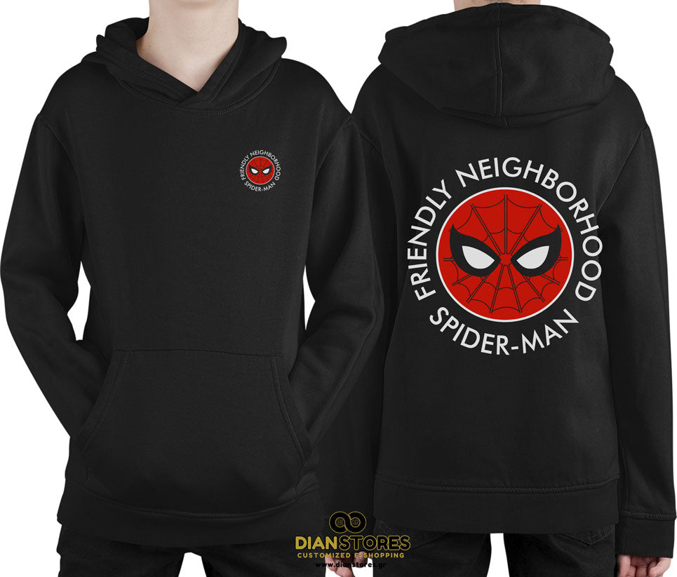 Φούτερ με κουκούλα Spiderman