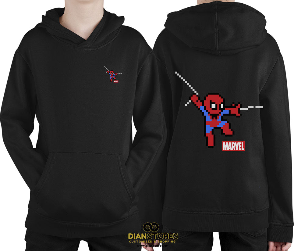 Φούτερ με κουκούλα Spiderman