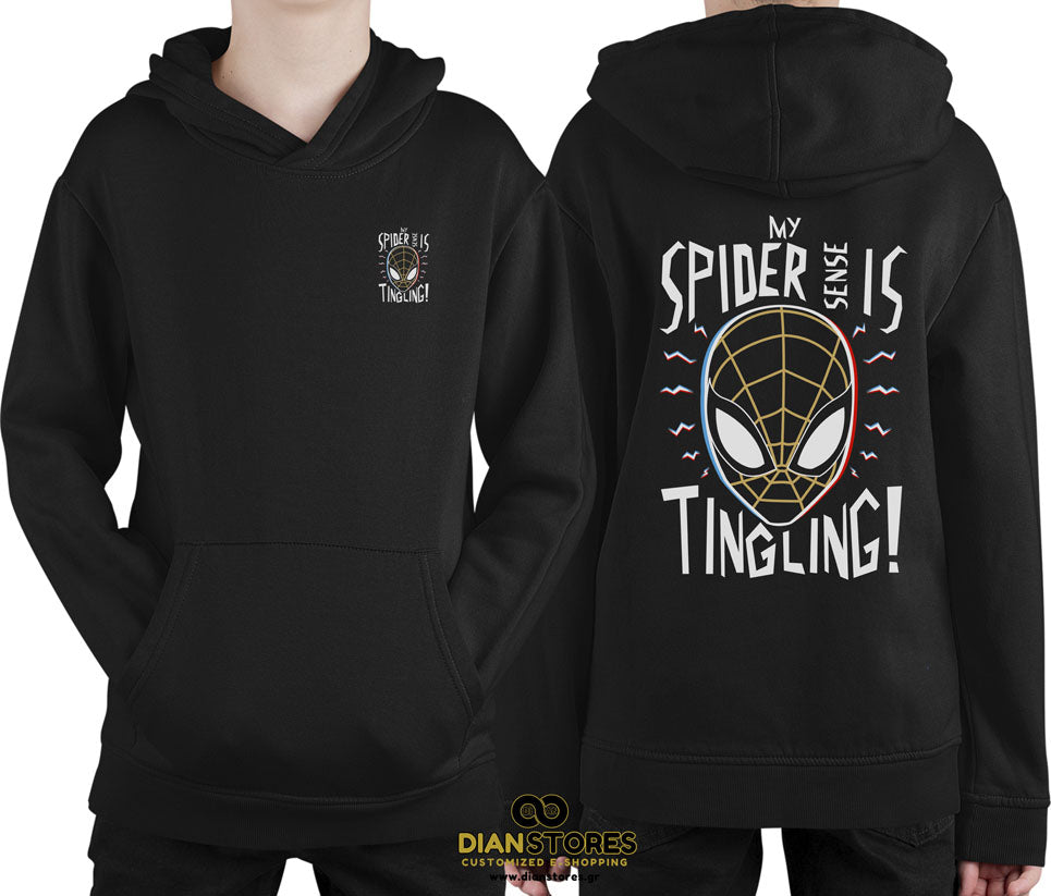 Φούτερ με κουκούλα Spiderman