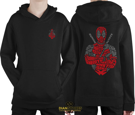 Φούτερ με κουκούλα Deadpool