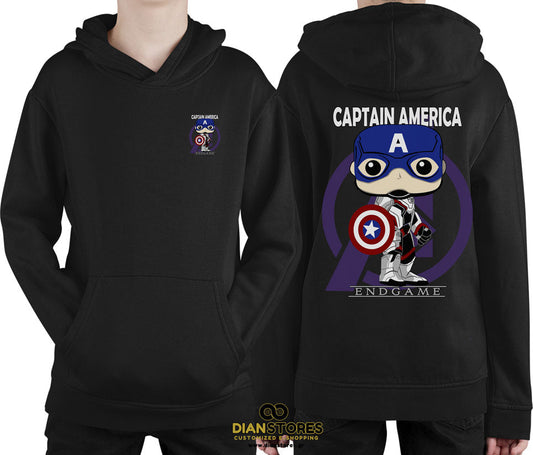 Φούτερ με κουκούλα Captain America
