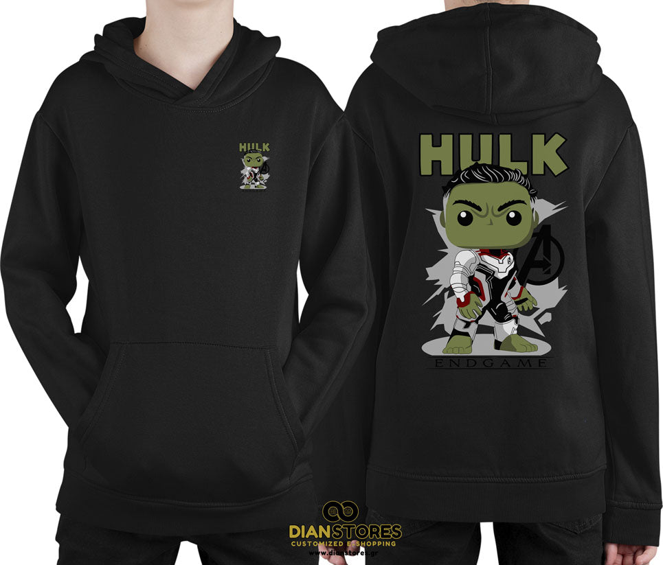 Φούτερ με κουκούλα Hulk