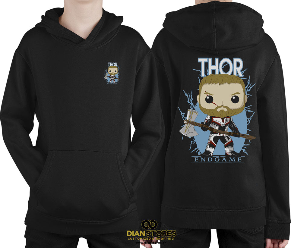 Φούτερ με κουκούλα Thor