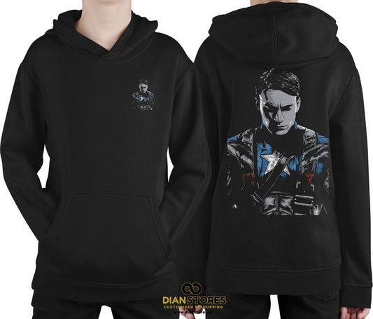 Φούτερ με κουκούλα Captain America