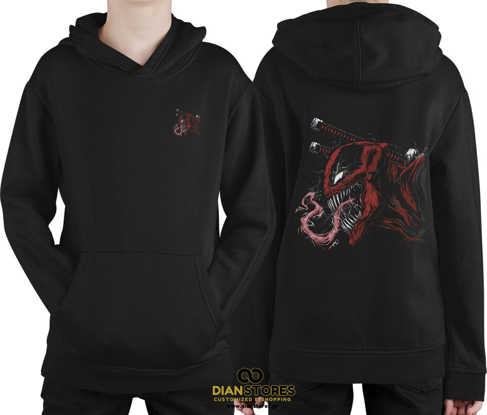 Φούτερ με κουκούλα Venom