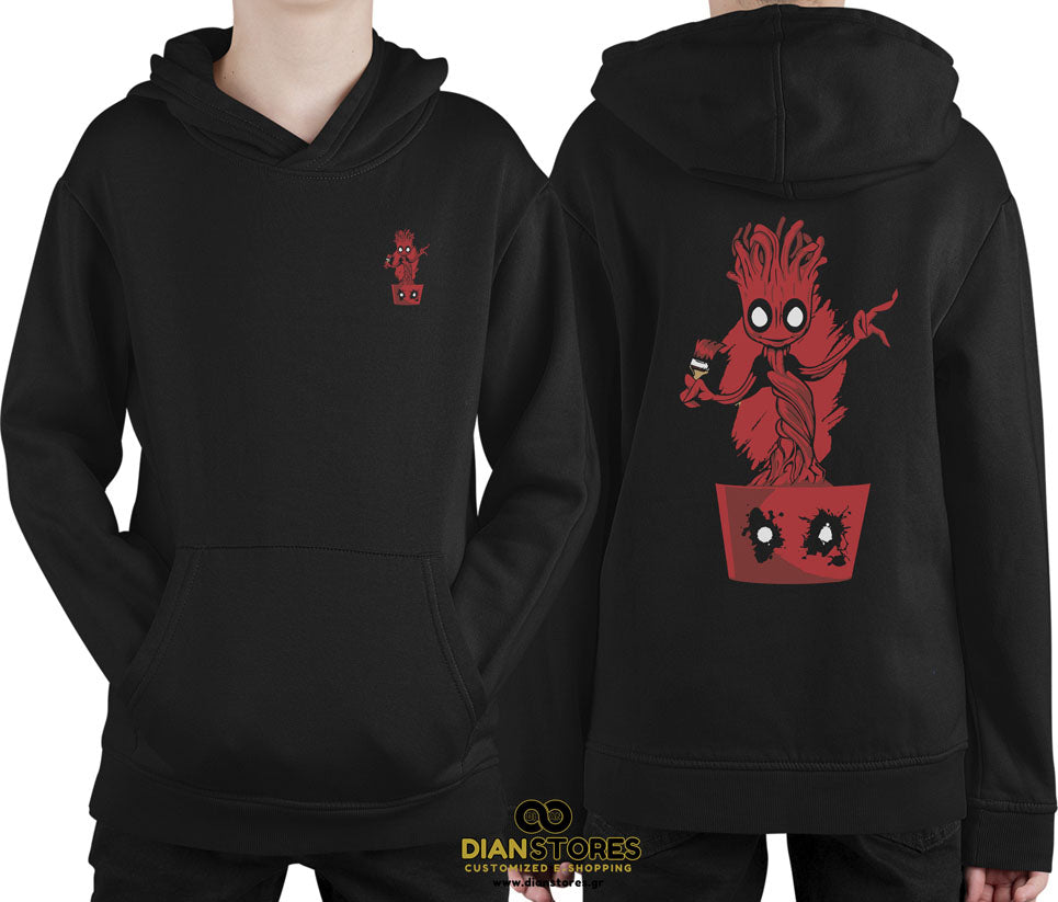 Φούτερ με κουκούλα Groot