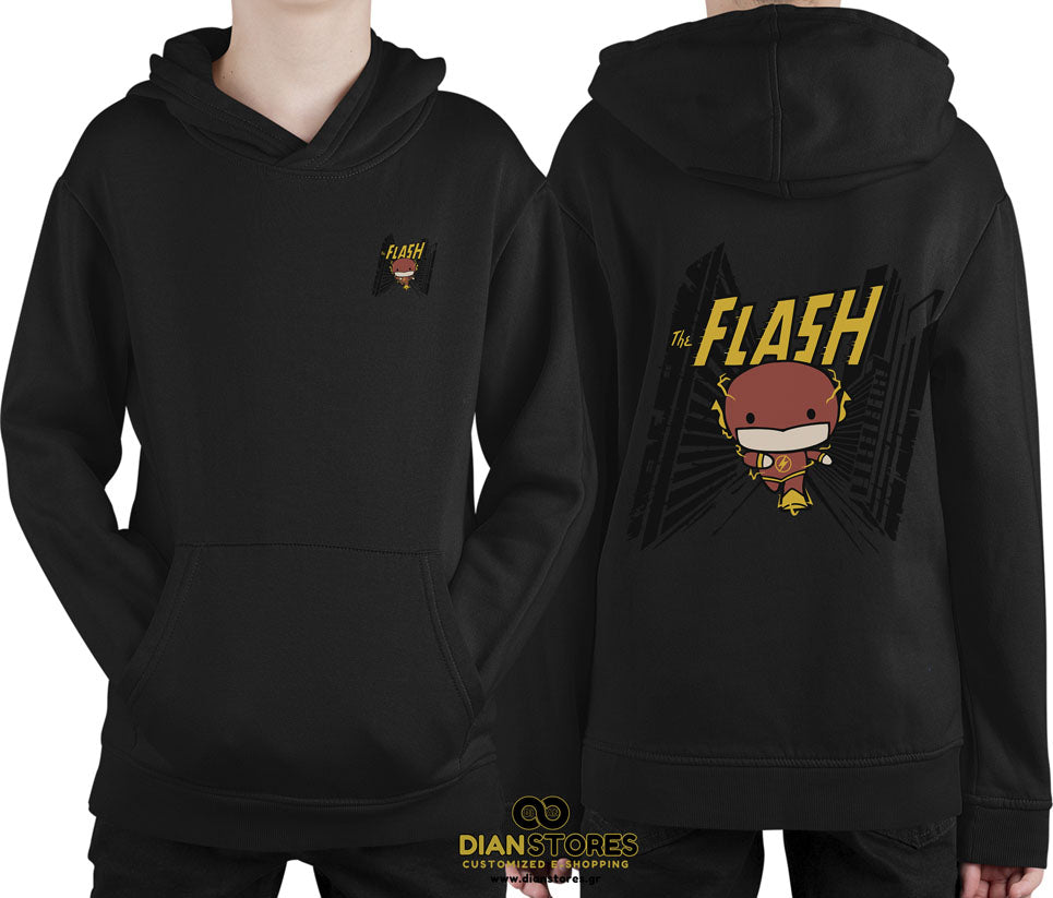 Φούτερ με κουκούλα Flash