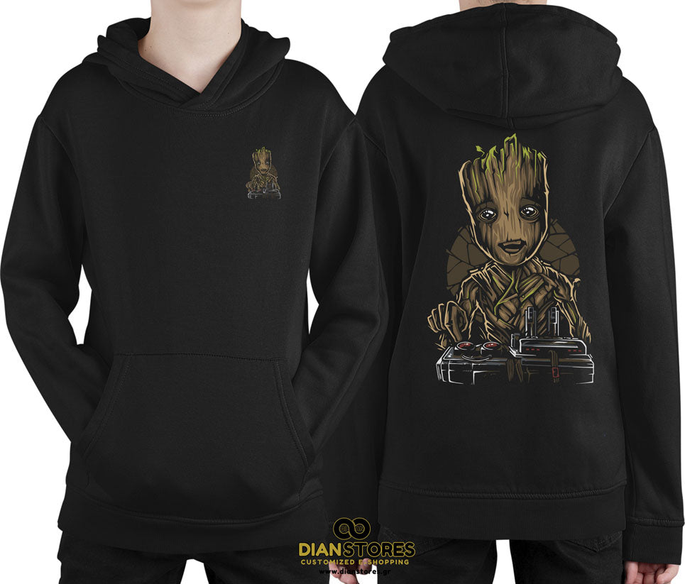 Φούτερ με κουκούλα Groot