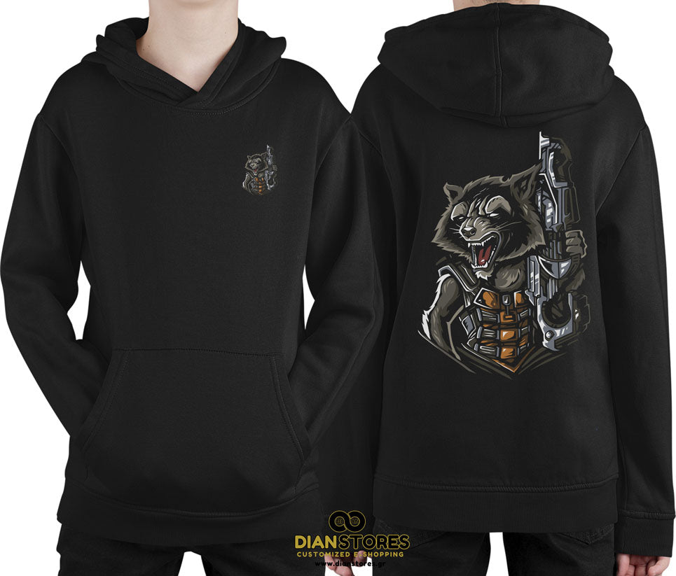 Φούτερ με κουκούλα Rocket Raccoon