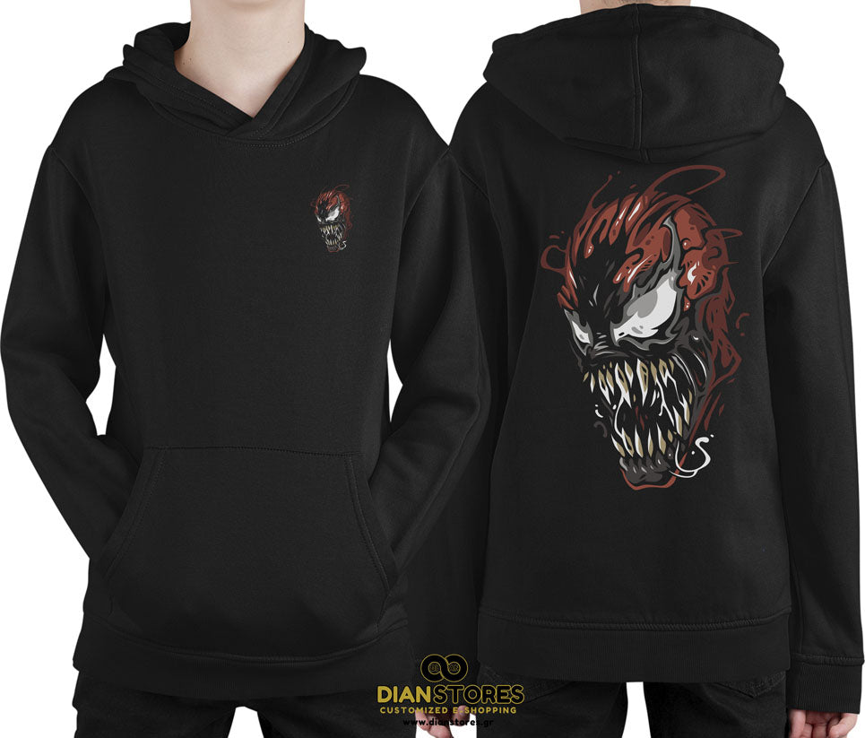 Φούτερ με κουκούλα Venom
