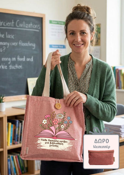 Totebag για δασκαλες