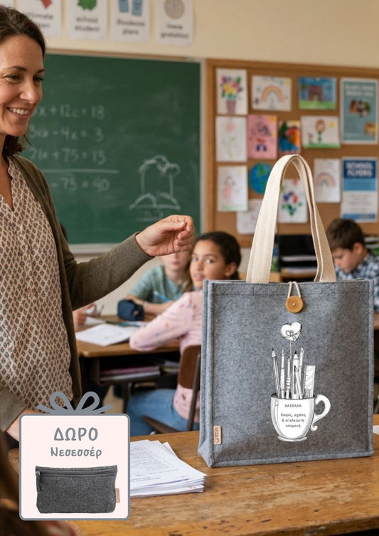 Totebag για δασκαλες