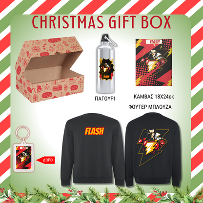 Flash Superhero Christmas GIFT BOX