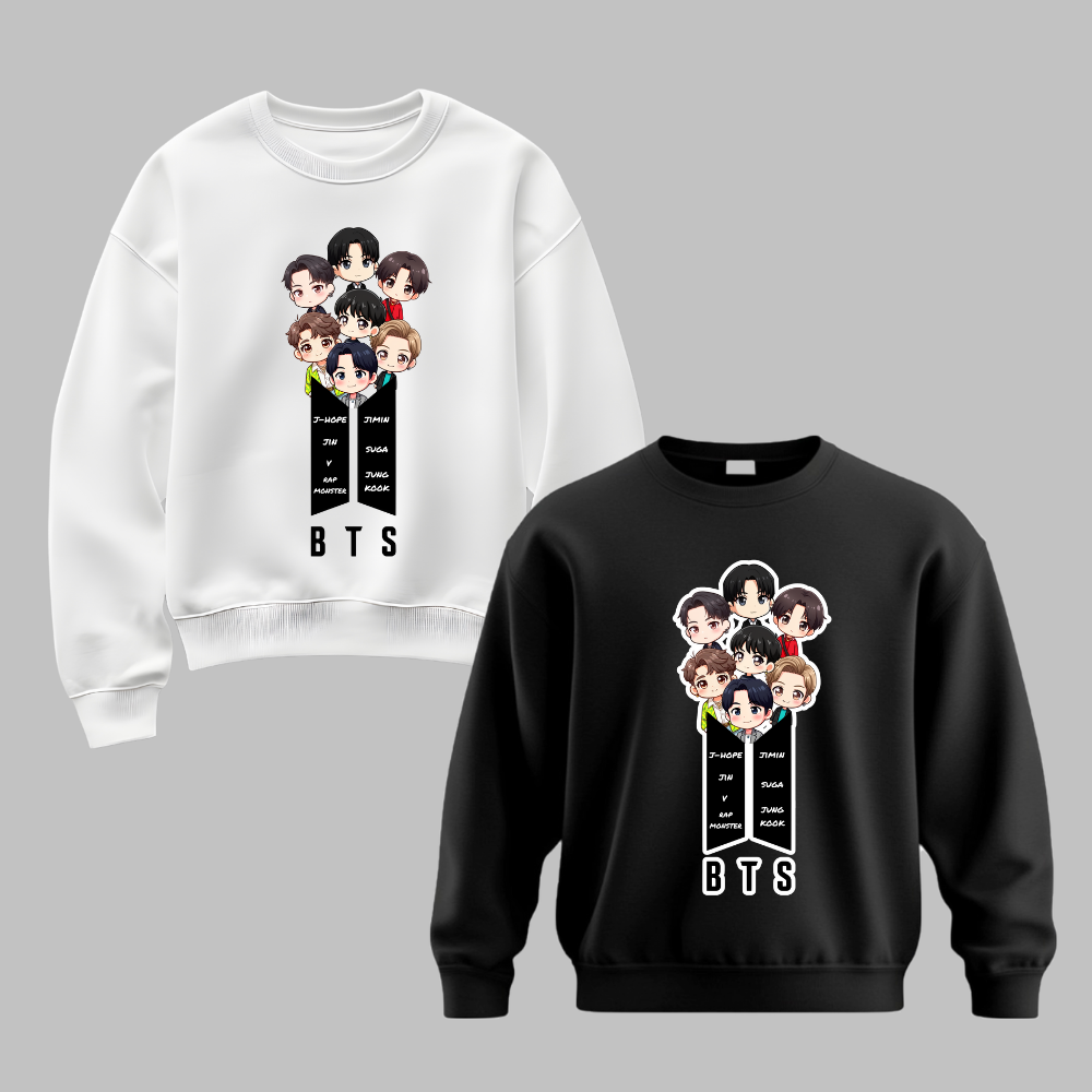 BTS Cartoon Χριστουγεννιάτικο