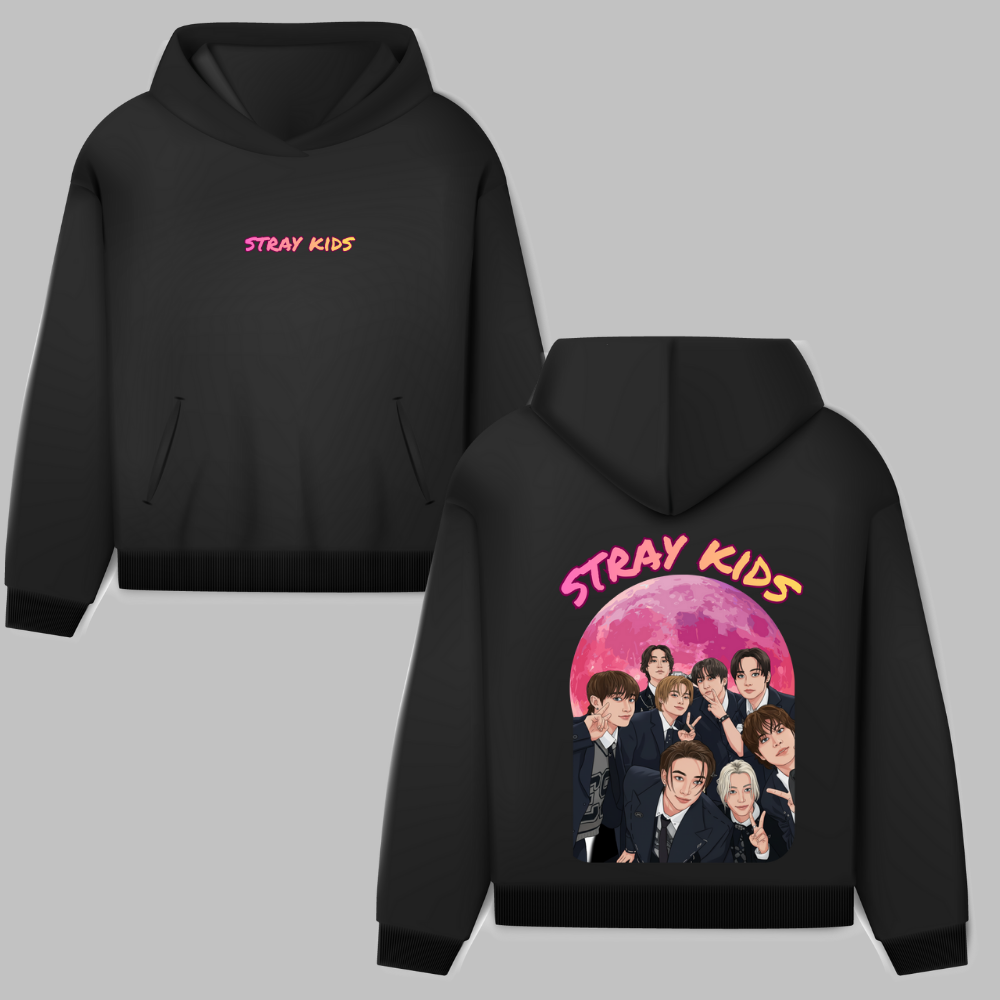 Stray Kids Moon Cartoon Χριστουγεννιάτικο