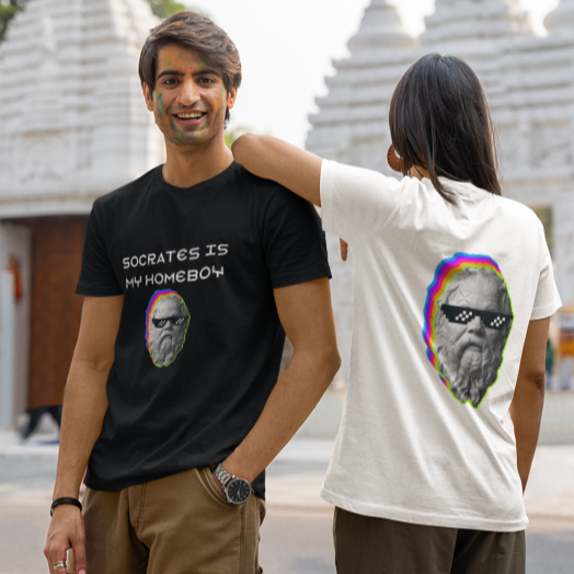 T-shirt Memes Socrates is my Homeboy
