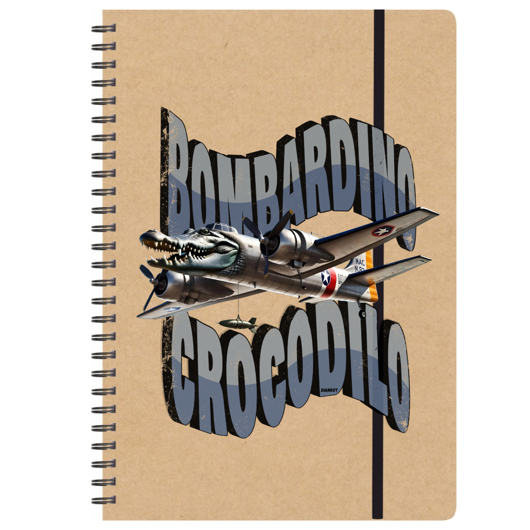 Bombardino Crocodilo Τετράδιο Σπιράλ&nbsp;