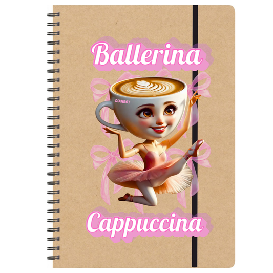 Ballerina Cappuccina Τετράδιο Σπιράλ