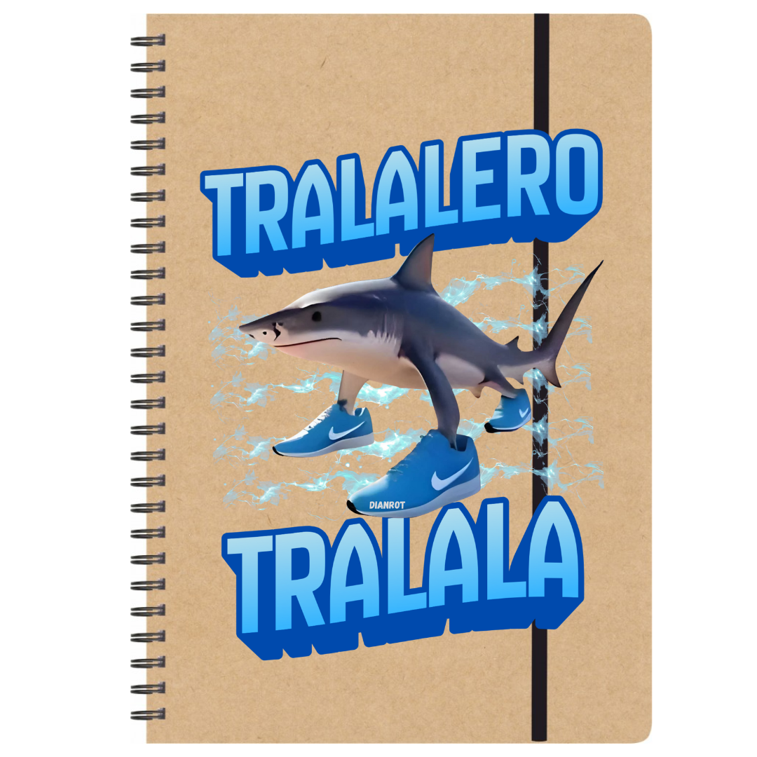 Tralalero Tralala Τετράδιο Σπιράλ