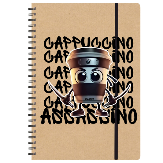 Cappuccino Assassino Τετράδιο Σπιράλ