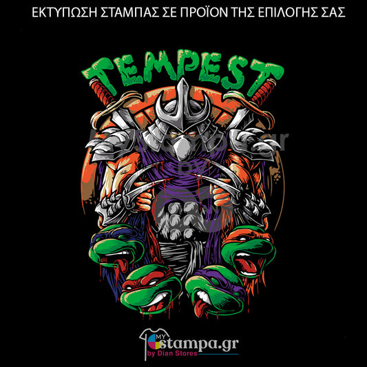 Στάμπα Superheroes Shredder Teenage Mutant Ninja Turtles