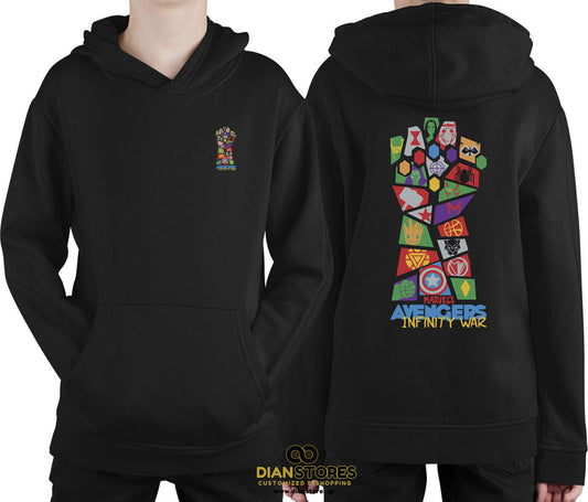 Φούτερ με κουκούλα Infinity War