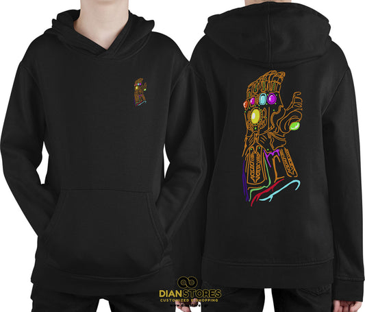 Φούτερ με κουκούλα Infinity Gauntlet