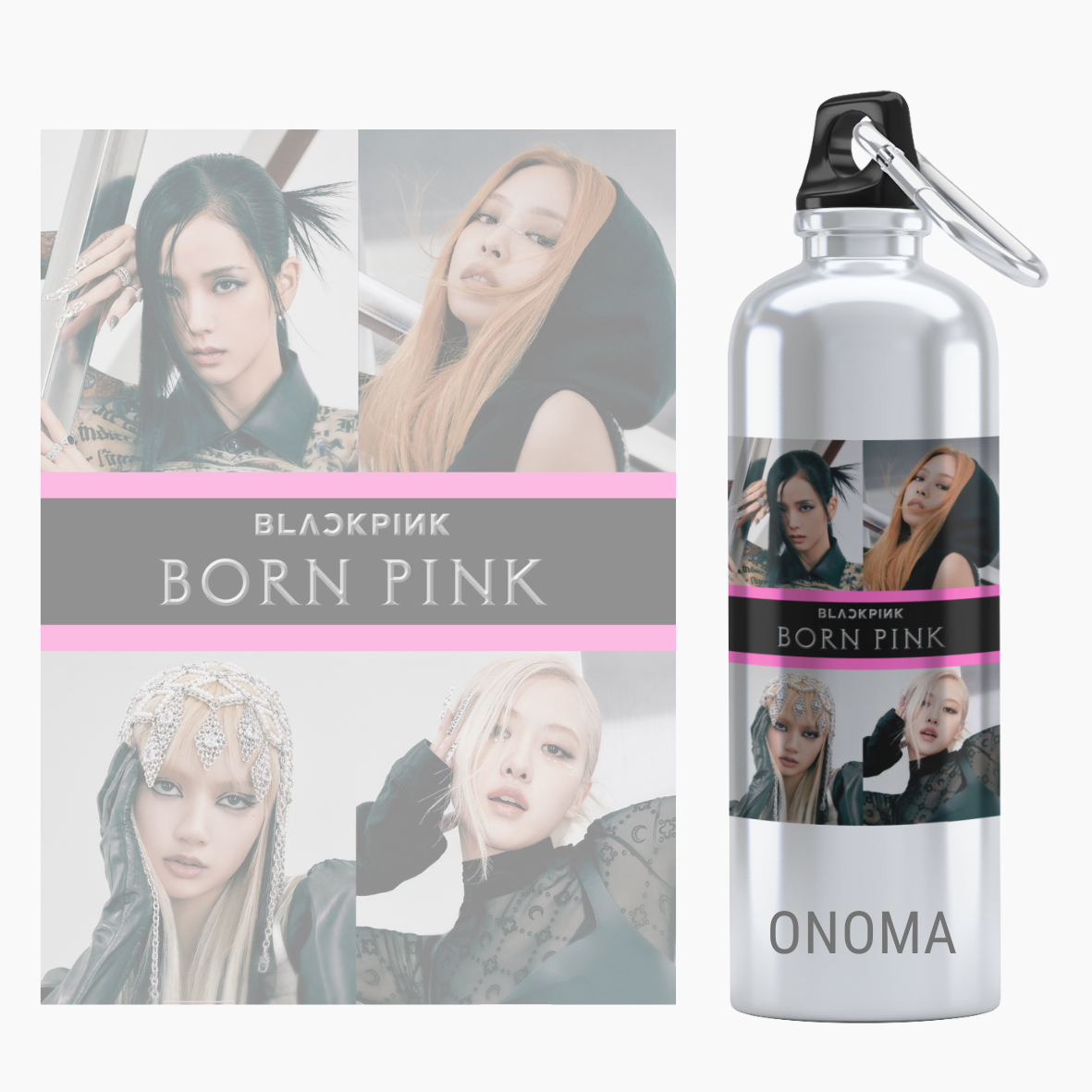 Παγούρι Black Pink