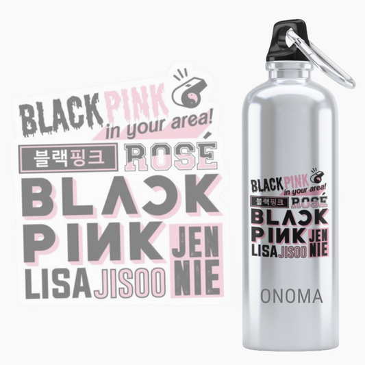 Παγούρι Black Pink