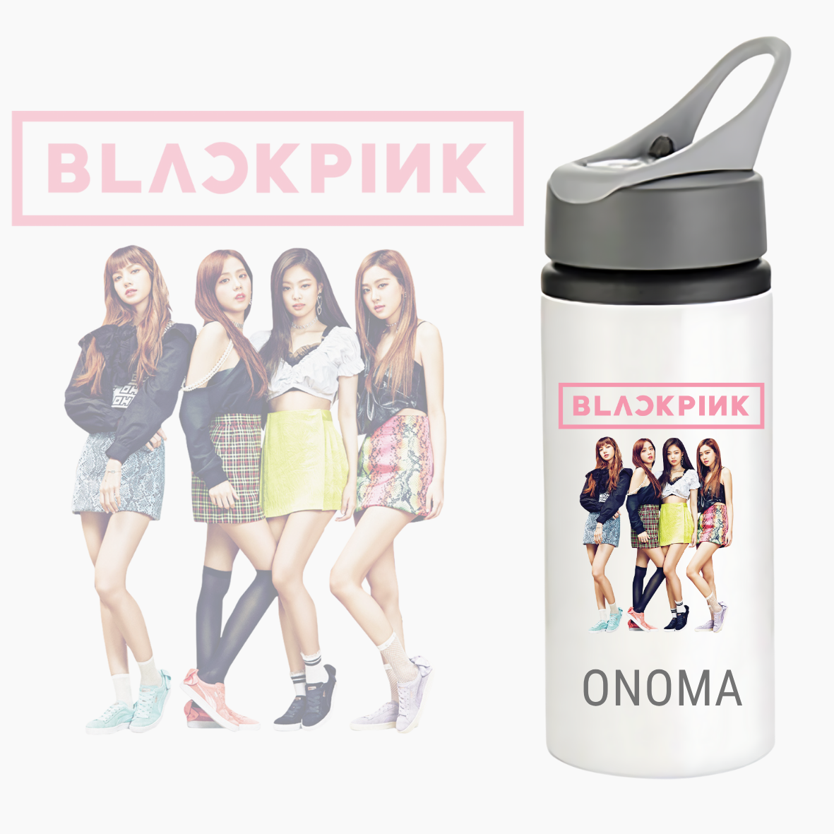 Παγούρι Black Pink