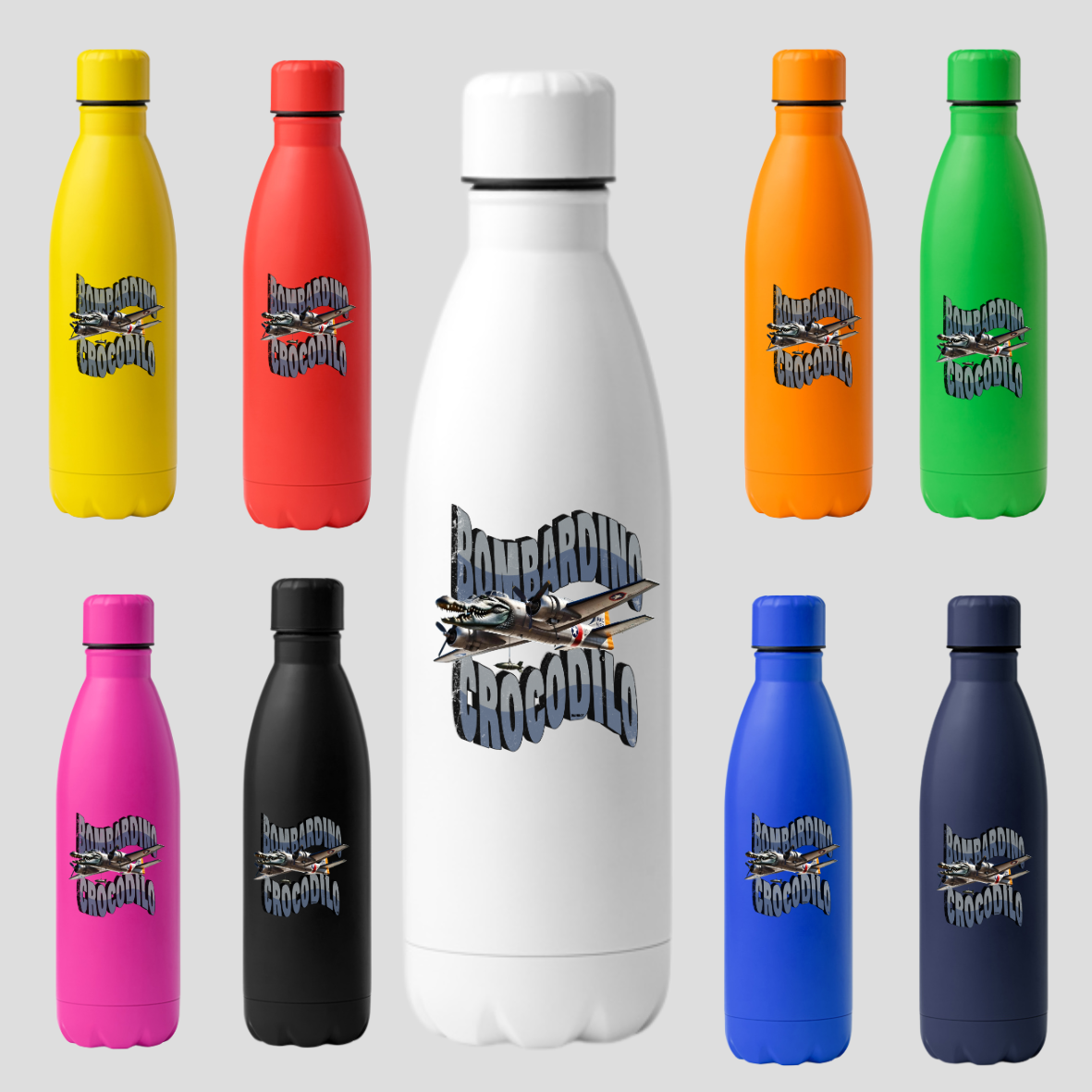 Bombardino Crocodilo Μπουκάλι Νερού Παγούρι