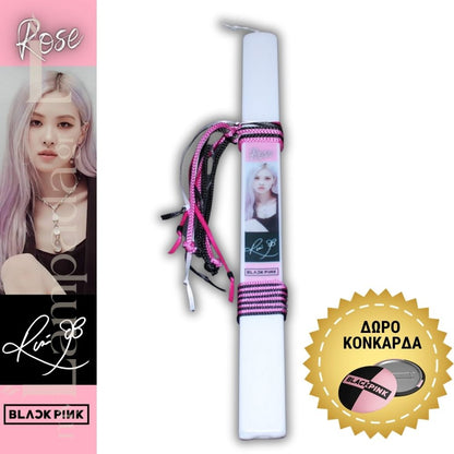 Λαμπάδα Black Pink Rose