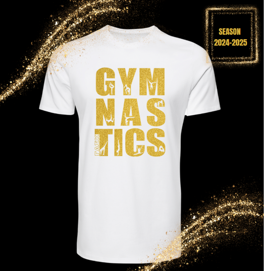 T-SHIRT Gold Glitter Gymnastics ΓΑΣ Καλύβια season 2024-2025