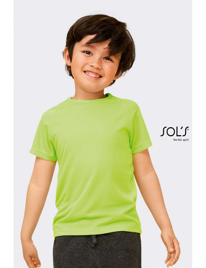 T-SHIRT DRY FIT SPORTY KIDS ΛΕΥΚΟ