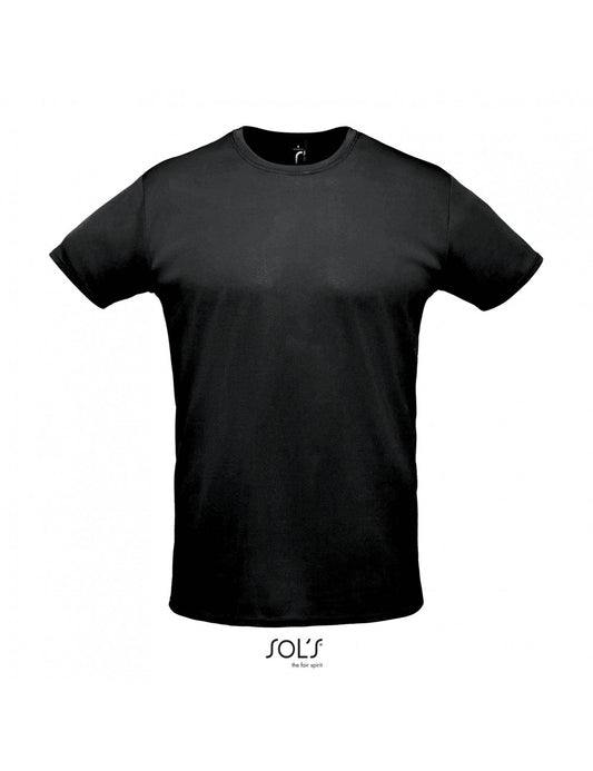 T-SHIRT DRY FIT SPRINT MEN ΜΑΥΡΟ