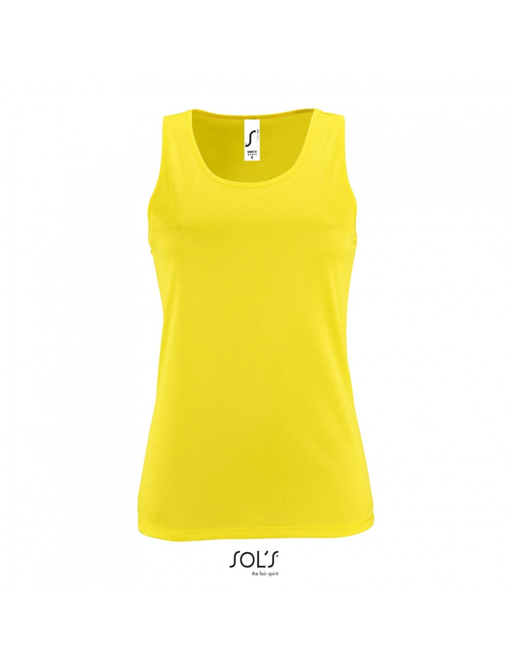 T-SHIRT ΑΜΑΝΙΚΟ DRY FIT SPORTY WOMEN NEON YELLOW