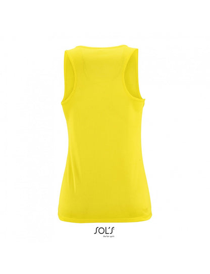 T-SHIRT ΑΜΑΝΙΚΟ DRY FIT SPORTY WOMEN NEON YELLOW